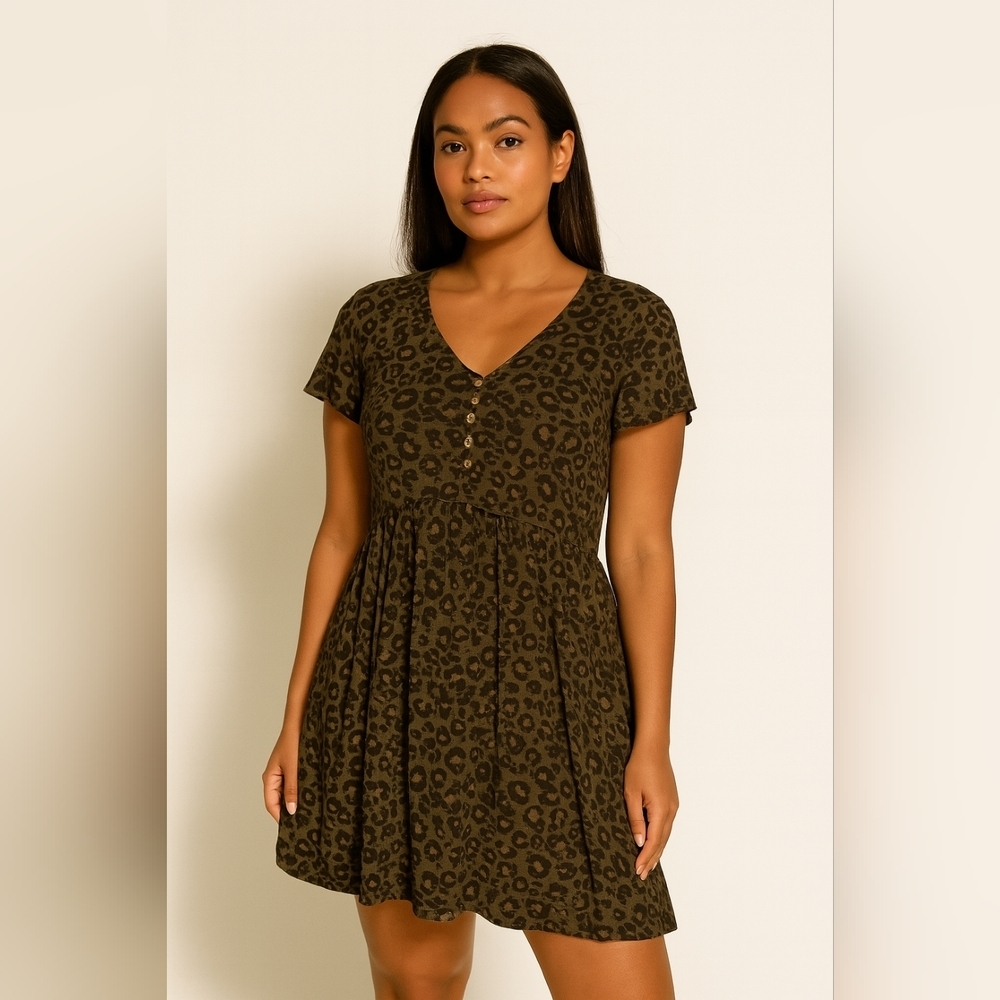 SPRINGFIELD animal print dress Eur 36 US 6 EUC